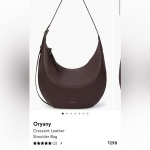 NWT Oryany Crescent Shoulder Bag - Brown - Retails $298